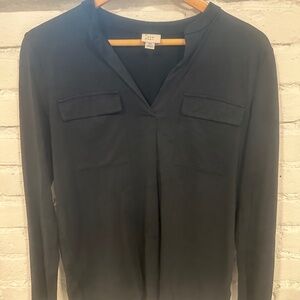 Long Sleeve Scuba Material Work Shirt